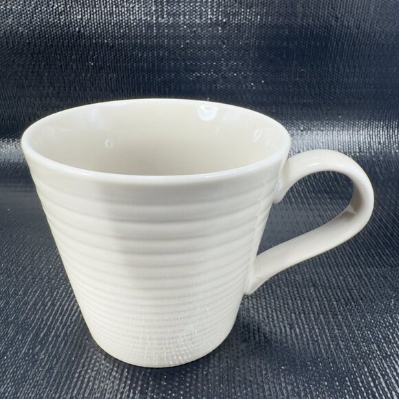 Royal Doulton Gordon Ramsay Maze Coffee Cup Mug Beige Brown Set 2 Mugs Cups VTG - Picture 11 of 13